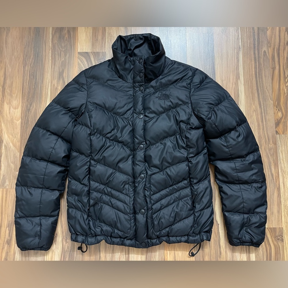 The North Face Women 700 Black Quilted Puffer Goose Down Jacket
